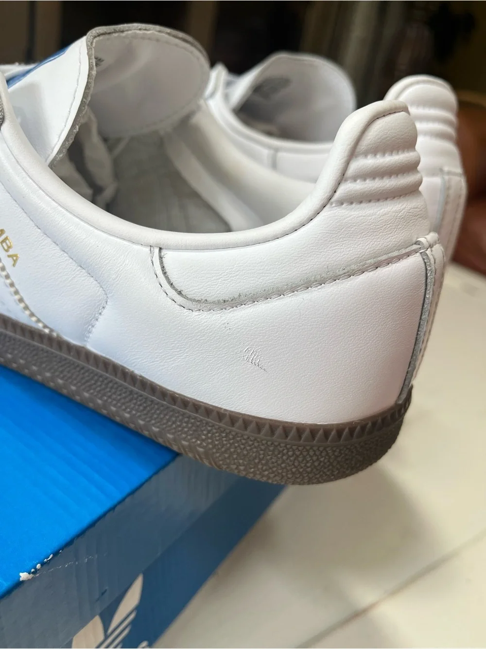 Adidas OG Sambas Double White Gum (BASICALLY NEW)
